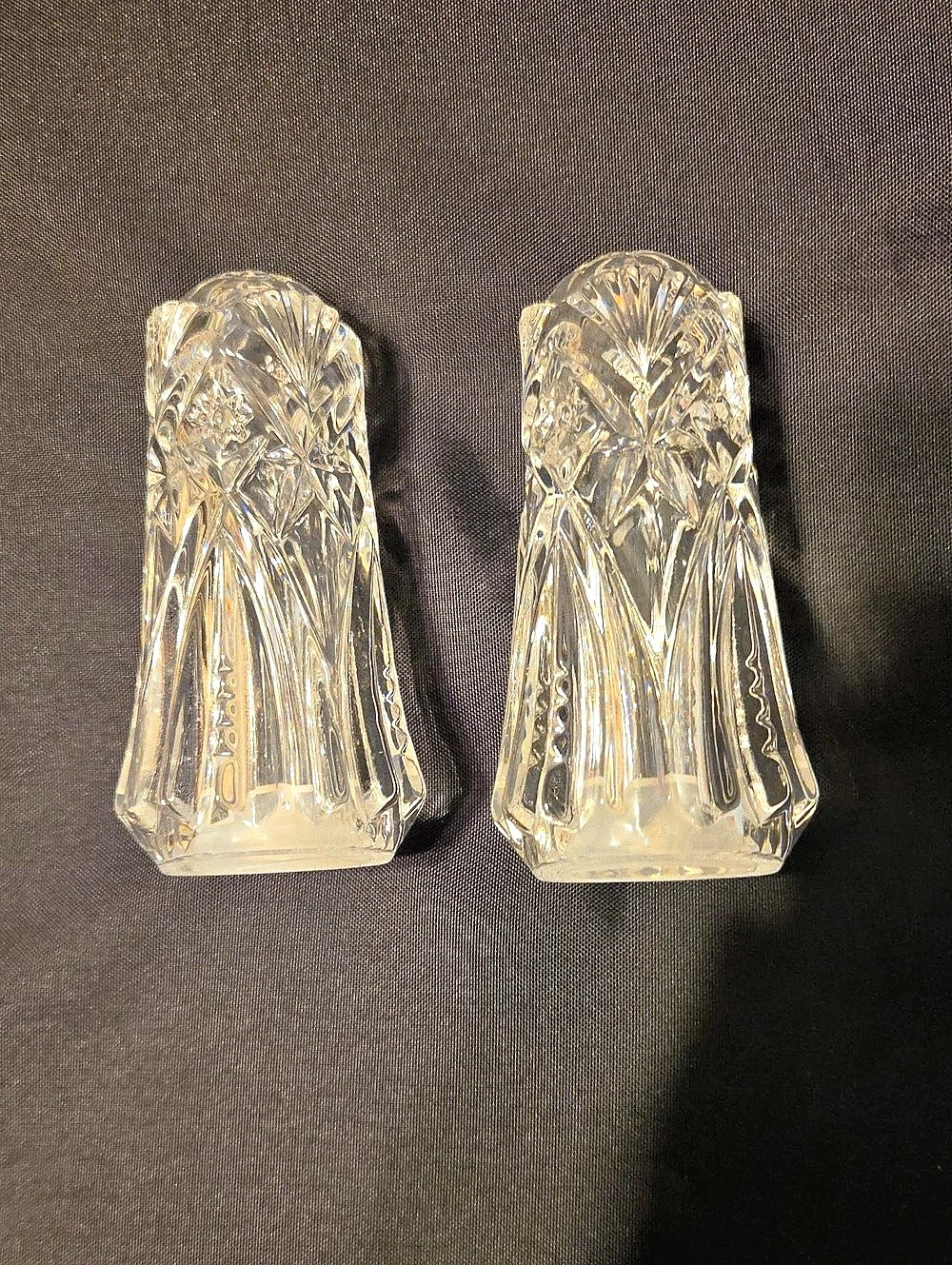 Cristal d'Arques Vincennes Salt and Pepper Shakers Set of 2